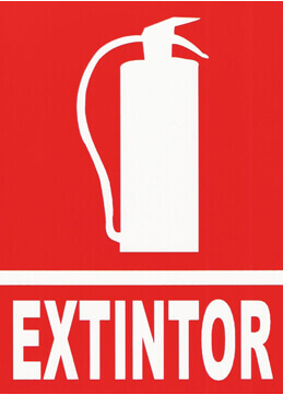 señalización extintores
